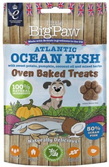 Little Bigpaw Bakte Hundegodteri Fisk 130 G Little Bigpaw Bakte Hundegodteri Fisk 130 G
