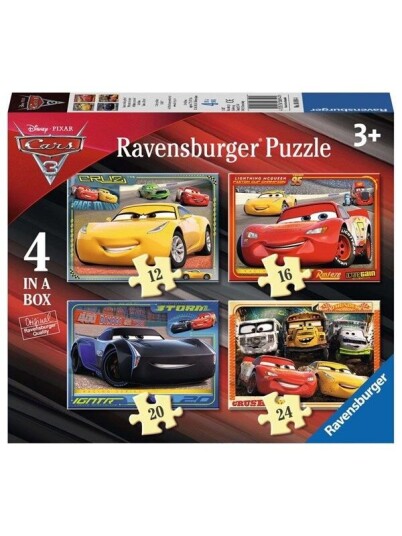 Ravensburger Disney Cars 3 Puzzle 4in1 Ravensburger Disney Cars 3 Puzzle 4in1