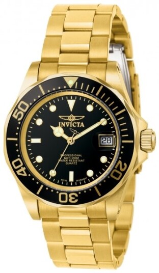 Invicta Herreklokke 9311 Pro Diver Sort/Gulltonet stål Ø40 mm Invicta Herreklokke 9311 Pro Diver Sort/Gulltonet stål Ø40 mm