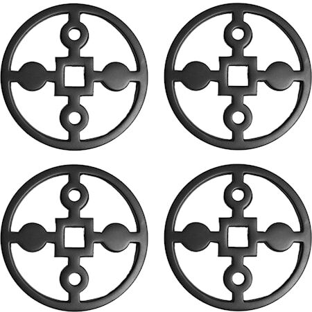 Hilke Collection Anima Gemella Glassunderlag 10 cm Svart Hilke Collection Anima Gemella Glassunderlag 10 cm Svart
