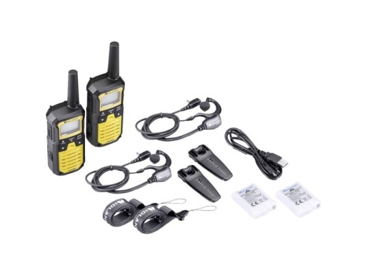 Midland Xt50 Pro Koffer Gelb C1464.01 Lpd/Pmr-Walkie-Talkie Sæt Med 2 Stk. Midland Xt50 Pro Koffer Gelb C1464.01 Lpd/Pmr-Walkie-Talkie Sæt Med 2 Stk.