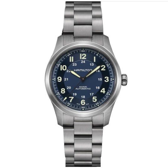 Hamilton Khaki Field Titanium Auto H70205140 - Herre - 38 mm - Analog - Automatisk - Safirglass