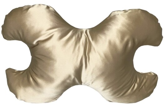 Save My Face Le Grand Large Pillow w. 100% Silk Cover Bronze
