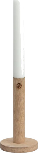 Ernst 15 cm Lysestake i Tre - Naturfarge Ernst 15 cm Lysestake i Tre - Naturfarge