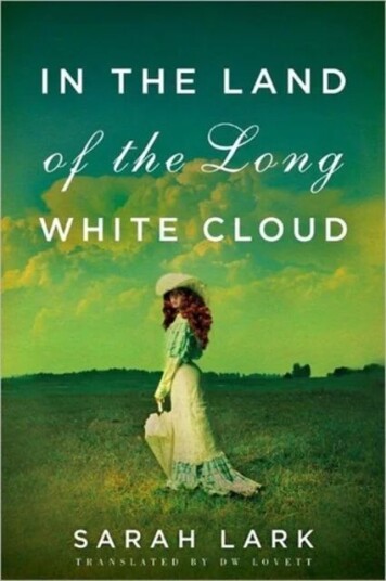 In The Land Of The Long White Cloud Av Sarah Lark
