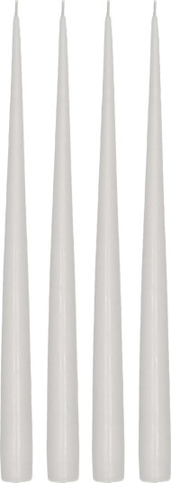 Scandi Essentials Atmosphere antikklys 4 pakning 32 cm Icy Grey
