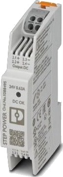 Phoenix Contact 1088495 Step3 Ps/1Ac/24Dc/0.63/Pt Strømforsyning 15W