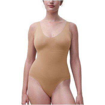 Chantelle Smooth Comfort Sculpting Body Lysbrun  Large Dame