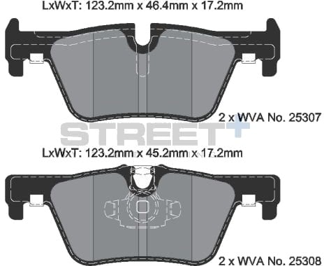 PAGID Racing T8117SP2001 Bremseklosser PAGID Racing T8117SP2001 Bremseklosser