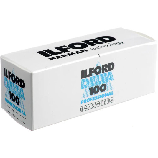 Ilford Delta 100 120 Sort/hvit negativ film 100 ISO Ilford Delta 100 120 Sort/hvit negativ film 100 ISO