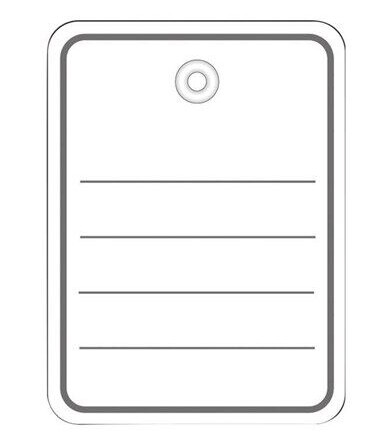 HERMA Merchandise tag - name badge labels - 1000 label(s) - 48 x 65 mm