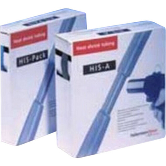 HellermannTyton Krympeslange HIS-A 12/4mm 5m Sort med Lim