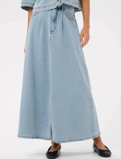 Kaffe Kaminna Denim Skirt Blue 38