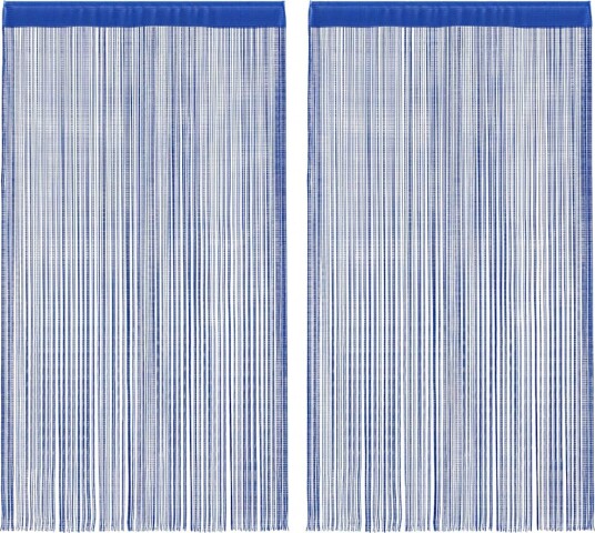 Vidaxl Trådgardiner 2 Stk 140x250 Cm Blå
