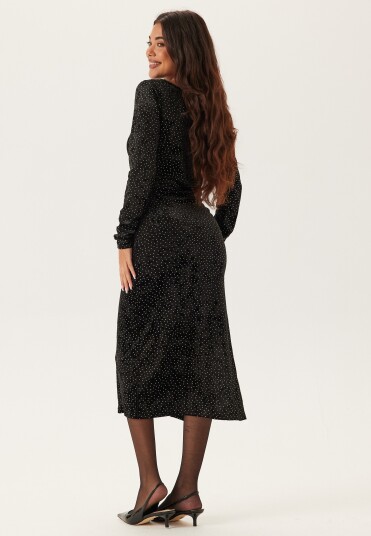 Yas Yastillia Ls Velvet Long Dress Yas Yastillia Ls Velvet Long Dress