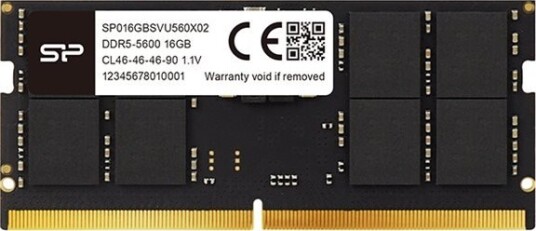 Silicon Power DDR5 SO-DIMM 16GB 5600MT/s CL46 SP016GBSVU560F02