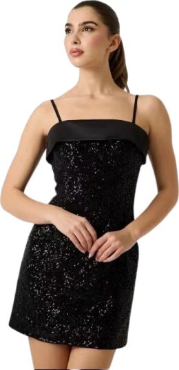 Guess Dame Kjoler Svart S,
