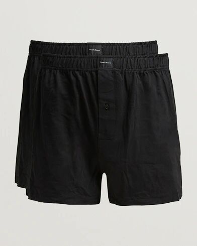 Bread & Boxers 2-Pack Jersey Boxer Shorts Black