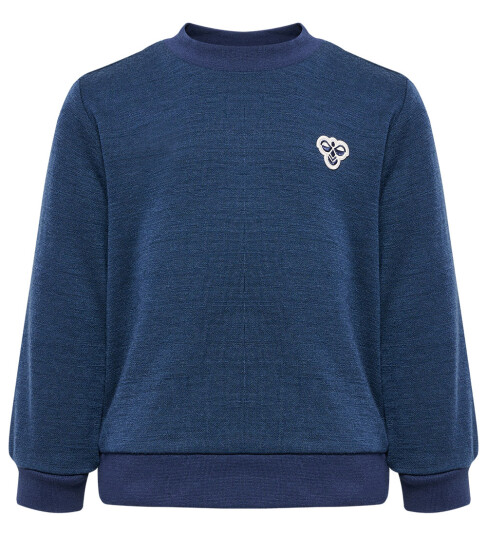 Hummel Genser - HmlMini - Ull - Dress Blues - Hummel - 6 år (116) - Genser - Blå