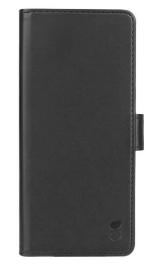 Gear Lommebokdeksel for Motorola Moto G51 - Svart Skinn Flip-cover