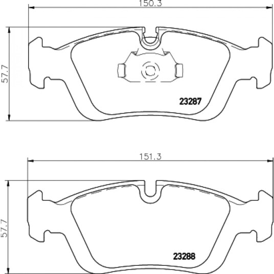 Bremseklosser HELLA 8DB 355 008-741