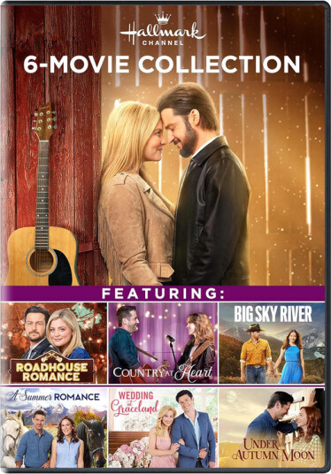 Hallmark 6Movie Collection: Roadhouse Romance Country At Heart Big Sky River Summer Romance Wedding at Graceland Under the Autumn Moon DVD