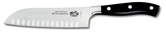 Victorinox Grand Mâitre Santokukniv Olivenslipt 17 cm Svart