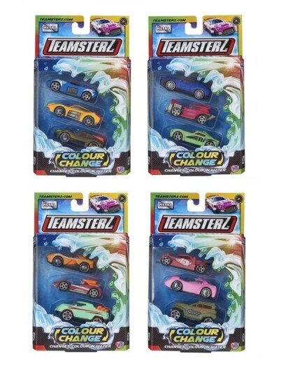 Teamsterz Colour Change die cast 3 pack toy cars