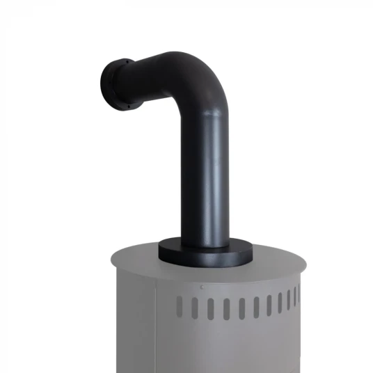 Scandiflames Falsk Pipe For Biopeis Liten Svart Scandiflames Falsk Pipe For Biopeis Liten Svart