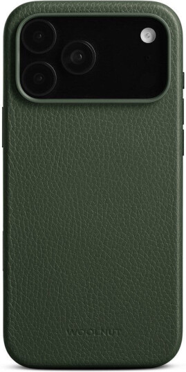 WOOLNUT iPhone 17 Pro Max Ekte Skinn Deksel MagSafe Kompatibel Grønn WOOLNUT iPhone 17 Pro Max Ekte Skinn Deksel MagSafe Kompatibel Grønn