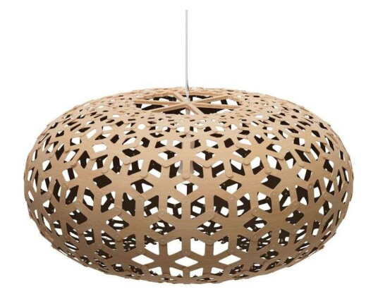 David Trubridge - Snowflake Pendel Ø100 Svart 1 Side