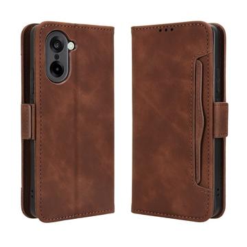 OnePlus Ace 5 Racing/Nord CE5 Kortholder Lommebokveske   brun