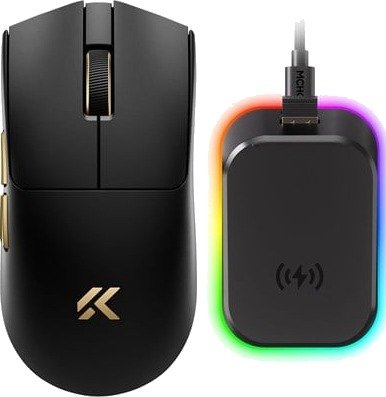 MCHOSE K7 V2 Ultra+ Lightweight Wireless Gamingmus Optisk 6 Knapper Svart HW-K7V2-14