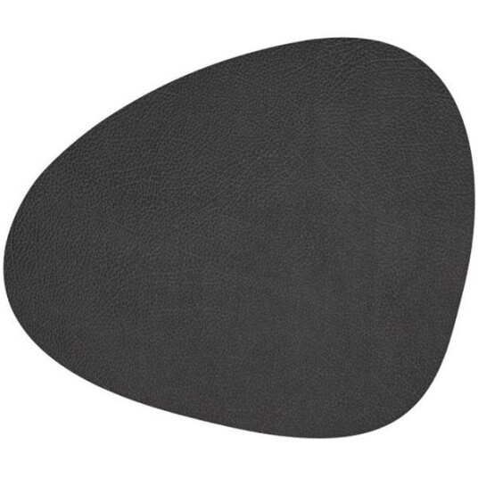 Lind DNA - Curve Hippo spisebrikke L 37x44 cm svart-antrasitt
