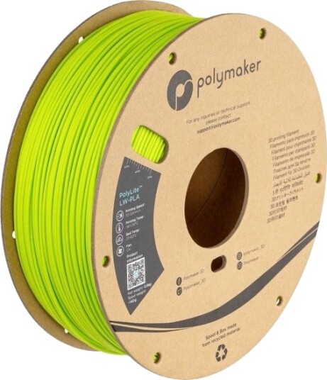 Polymaker Polylite Lw-Pla 0.8 Kg 1.75 Mm Bright Žalias