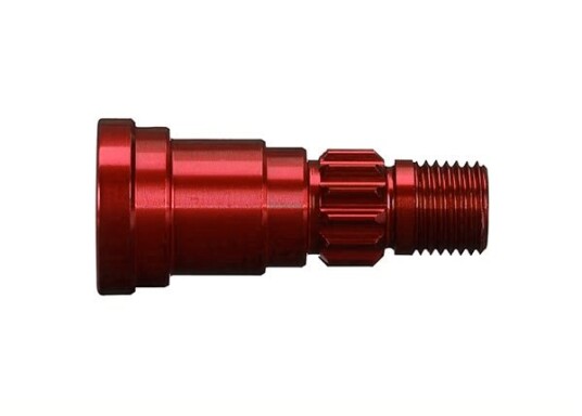 Traxxas TRX-7768 Stub Axle Aluminium Red (1)