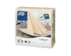 Serviett Tork Linstyle 39X39 Cm Krem 12 Pk X 50 Stk