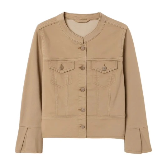 2 Biz Dame Jakker Beige L,