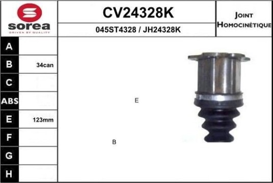 Drivledd EAI CV24328K Drivledd EAI CV24328K