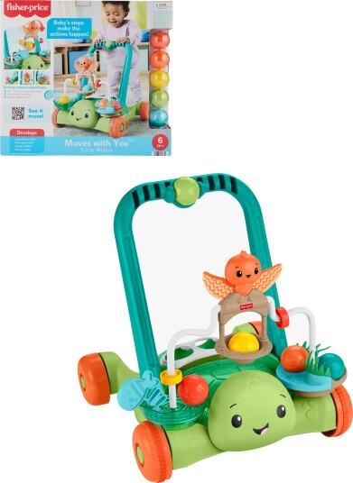 Fisher-Price Gåvogn Skilpadde