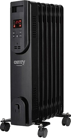 Camry CR 7812 Oljefylt varmeapparat med fjernkontroll, 1500 W, svart Camry CR 7812 Oljefylt varmeapparat med fjernkontroll, 1500 W, svart