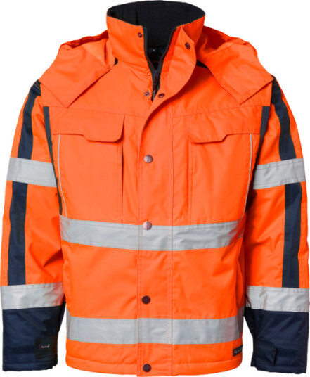 Top Swede Vinterjacka 5317 Orange/marin Xs Top Swede Vinterjacka 5317 Orange/marin Xs