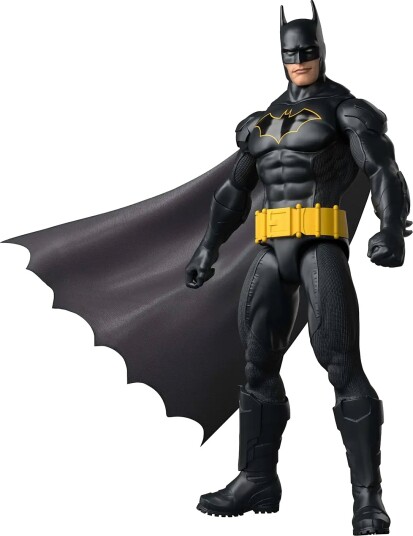 DC Comics Batman 30 cm Actionfigur med 7 Bevegelige Punkter i Svart Batsuit DC Comics Batman 30 cm Actionfigur med 7 Bevegelige Punkter i Svart Batsuit
