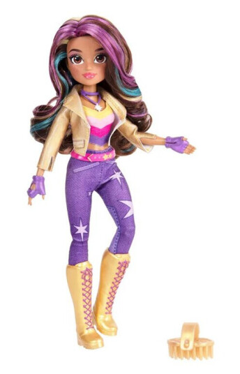 Unicorn Academy Motedukke m/ hårbørste 24cm Sophia