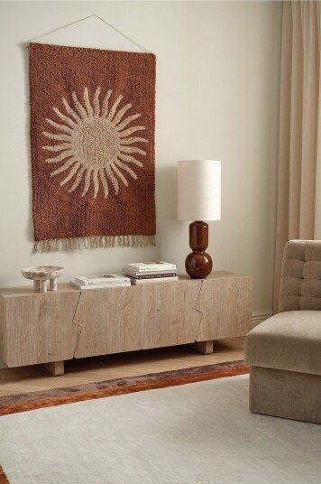Ellos Home   TV benk / sidebord Pussel   Beige