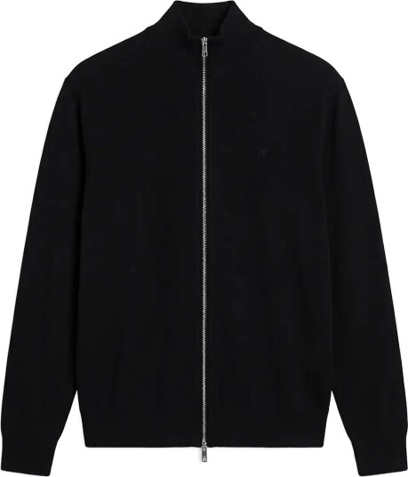 Calvin Klein Ls 100% Merino Full Zip 14Gg Black XL