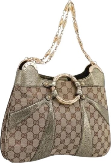 Gucci Vintage Dame Pre owned Beige ONE SIZE, Gucci Vintage Dame Pre owned Beige ONE SIZE,