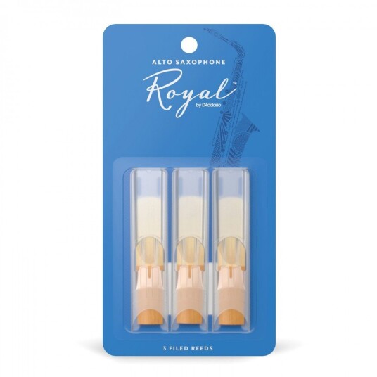 Daddario Royal by DAddario Alto Saxophone Reeds 2 (3 Pack)