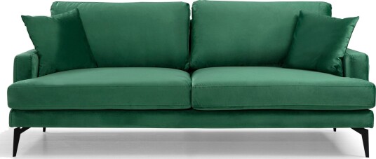 Andary 3 seters Sofa Grønn/Svart