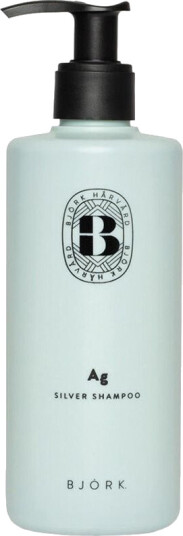 Björk Ag Silver Shampoo 750ml - Lilla sjampo for blondt og grått hår, vegan Björk Ag Silver Shampoo 750ml - Lilla sjampo for blondt og grått hår, vegan